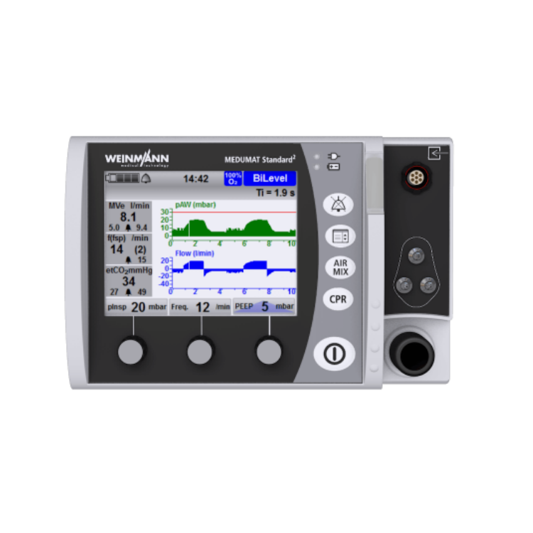 維曼多功能急救轉運呼吸機MEDUMAT Standard2